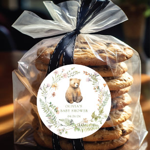 Adesivo O Chá de fraldas do Urso Delicioso da Natureza