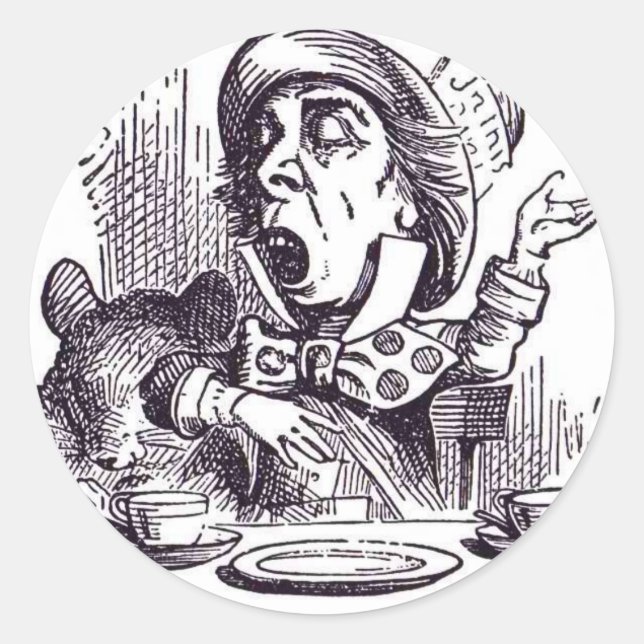 Adesivo O Chapéu Louco (Frente)