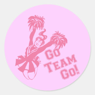 Adesivo O cheerleader vai equipe