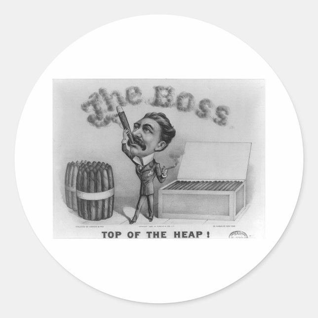Adesivo O Chefe - O Topo do Heap! (Frente)