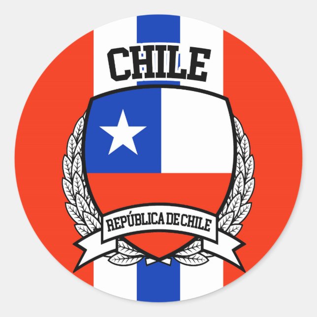 Adesivo O Chile (Frente)