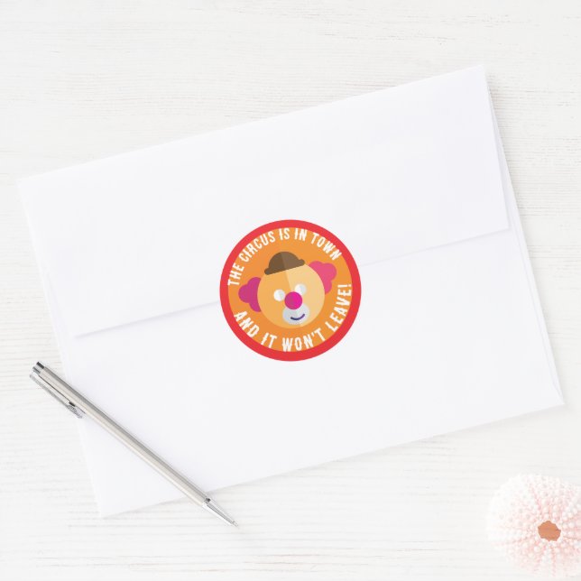 Adesivo O Circo está na Cidade (Envelope)