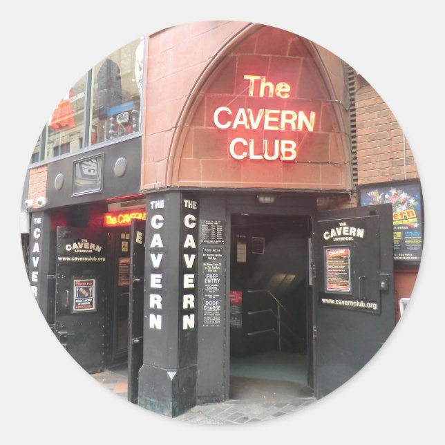 Adesivo O Clube da Caverna na Rua Mathew de Liverpool (Frente)