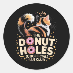 Adesivo O Clube de Fãs de Buracos de Donut Meme de Gato En