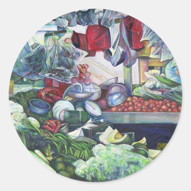 Adesivo O Clube Vegetal encontra-se aqui na terça-feira à  (Frente)