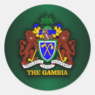 Adesivo O COA de Gambia