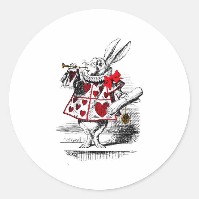 Adesivo O Coelho Branco (Frente)