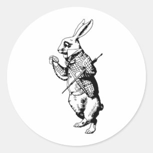 Adesivo O coelho branco coberto