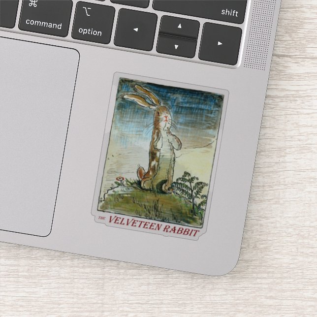 Adesivo O coelho de Velveteen por Margery Williams (Detalhe)