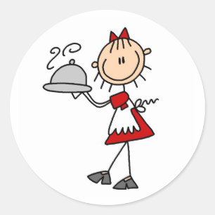 Adesivo O comensal é servido