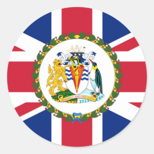 Adesivo O comissário Britânico Antárctico Territor