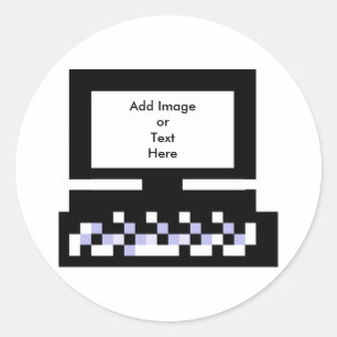 Adesivo O computador Bk das imagens da série do artista d
