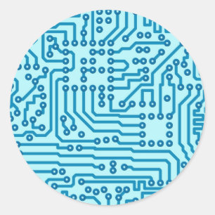 Adesivo O conselho de circuito eletrônico de Digitas