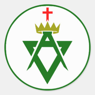 Adesivo O Conselho de graus maçónicos aliados plain a