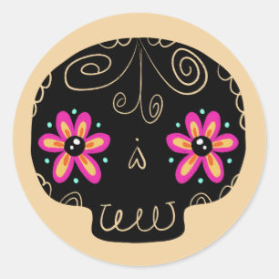 Adesivo O Crânio do Açúcar Calaverita Dia dos Mortos
