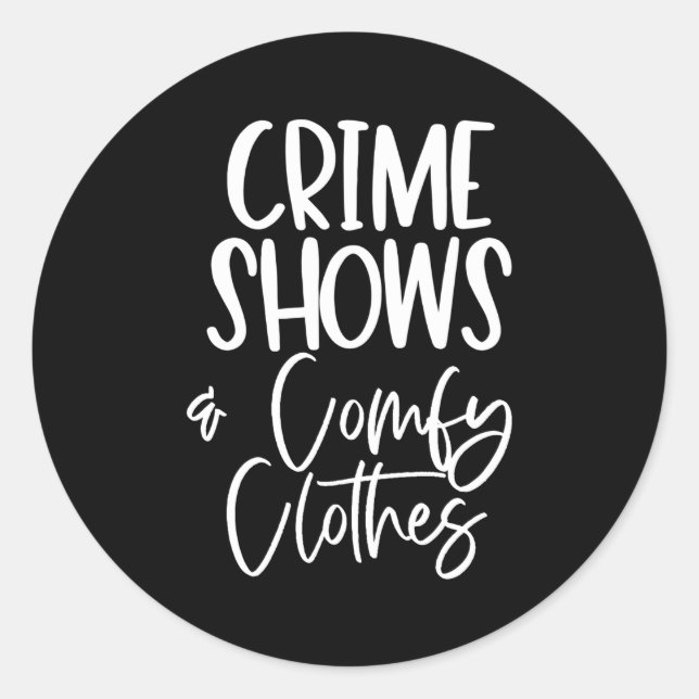 Adesivo O Crime Verdadeiro Mostra Comfy (Frente)
