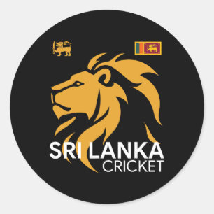 Adesivo O críquete do Sri Lanka é perfeito para os fãs de 