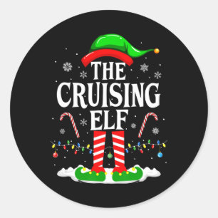 Adesivo O Cruzeiro Elf Xmas Engraçado Em Combinação Com O