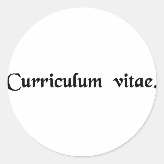 Adesivo O curso da vida (Frente)