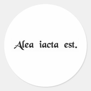 Adesivo O dado foi moldado