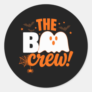 Adesivo O Design de Halloween da Equipe Boo