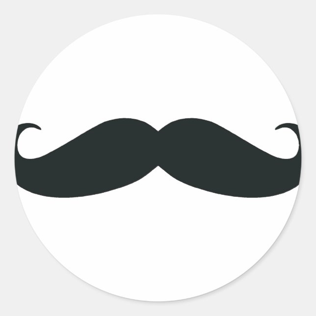 Adesivo O design do bigode (Frente)