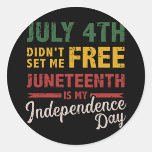 Adesivo O dia 4 de julho não me libertou Depende do dia 12