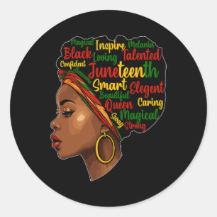 Adesivo O Dia da Independência Depois de Melanin, Rainha N