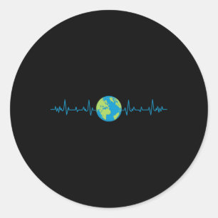 Adesivo O Dia da Terra Engraçada e Engraçado Salva o Nosso