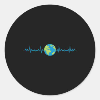 Adesivo O Dia da Terra Engraçada e Engraçado Salva o Nosso