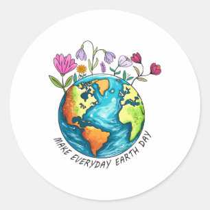 Adesivo O Dia da Terra torna o Dia da Terra Engraçado