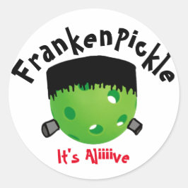 Adesivo O Dia das Bruxas de Pickleball - FrankenPickle - E