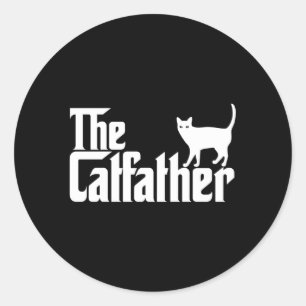 Adesivo O Dia de os pais de Pai de Gato Catpai