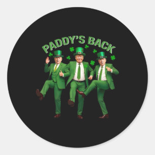 Adesivo O Dia de São Patrício de Dança do Paddy's Back Tru