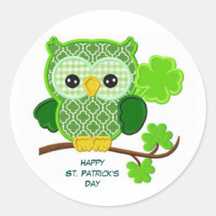 Adesivo O dia de St Patrick feliz