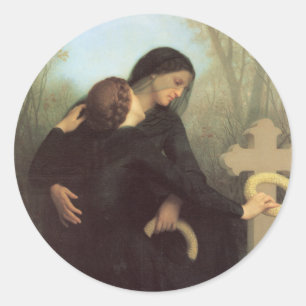 Adesivo O Dia dos Mortos por William Adolphe Bouguereau