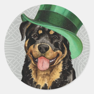 Adesivo O dia Rottweiler de St Patrick