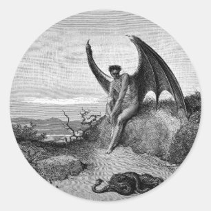 Adesivo O Diabo, Gustave Dore
