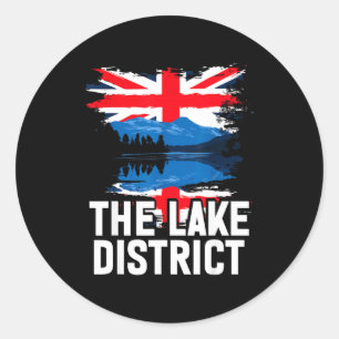 Adesivo O Distrito dos Lagos + Bandeira Britânica