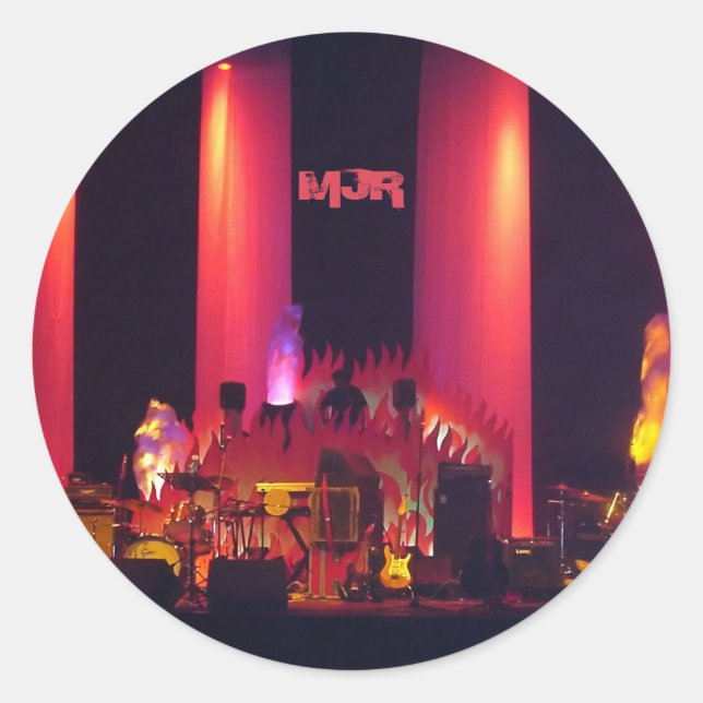 Adesivo O DJ realiza antes do Live Banda (Frente)