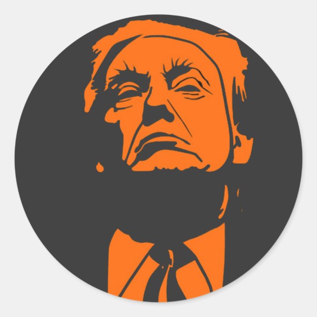 Adesivo O Don, Donald Trump Round Sticker (Frente)