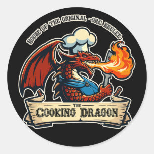 Adesivo O Dragão Cozinhar
