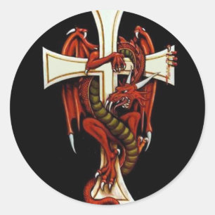 Adesivo O Dragão e a Cruz