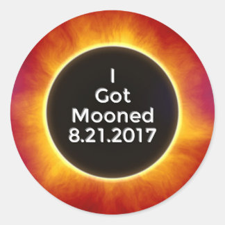 Adesivo O Eclipse Solar Americano Foi Moonado 21 de agosto