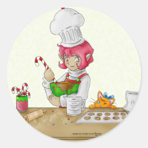 Adesivo O Elf Baker Sticker!