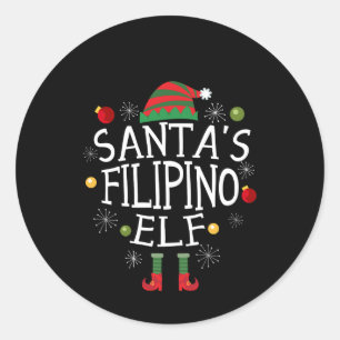 Adesivo O Elfo Filipino do Papai Noel - Natal nas Filipina