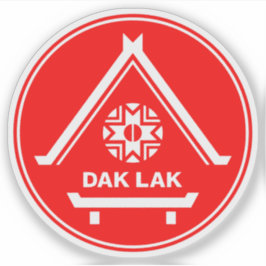 Adesivo O emblema da província de Dak Lak