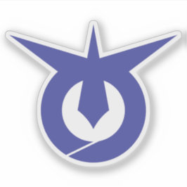 Adesivo O emblema de Aki, Kōchi