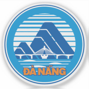 Adesivo O emblema de Da Nang, Vietnã