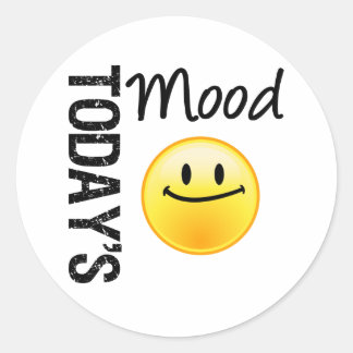 Adesivo O Emoticon do Humor de Hoje Satisfeito